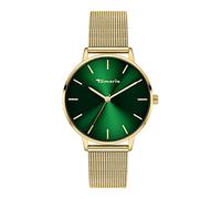 Tamaris Reloj de Mujer - Schlichte, runde Reloj de Pulsera para Mujer 36 mm - Reloj de Pulsera con Acero Inoxidable Meshband en Plata, Gold, Oro Rosa, Negro, Azul, Verde, Violeta UVM, wasserfest
