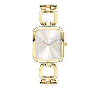 Tamaris Reloj de Pulsera para Mujer, Redondo y Cuadrado, Gold Square/Schmuckband, 28 x 32 mm, Reloj de Pulsera Cuadrado Dorado