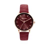 Tamaris Reloj Mujer con Correa de Cuero - Reloj de Pulsera Redondo Simple para Mujer 36 mm - Reloj en Plateado, Dorado, Oro Rosa, Negro, Azul, Verde, Morado, Rosa y más