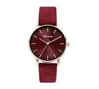 Tamaris Reloj Mujer con Correa de Cuero - Reloj de Pulsera Redondo Simple para Mujer 36 mm - Reloj en Plateado, Dorado, Oro Rosa, Negro, Azul, Verde, Morado, Rosa y más