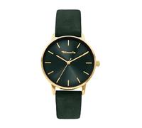 Tamaris Reloj Mujer con Correa de Cuero - Reloj de Pulsera Redondo Simple para Mujer 36 mm - Reloj en Plateado, Dorado, Oro Rosa, Negro, Azul, Verde, Morado, Rosa y más