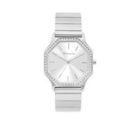 Tamaris Reloj Mujer, Elegante Reloj de Pulsera con Circonitas y Correa Metálica Auto-Ajustable, Resistente al Agua 3ATM
