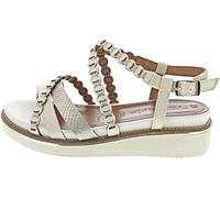 Tamaris Sandale, Sandalias con cuña Mujer, Beige, 38 EU