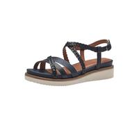 Tamaris Mujer 1-28207-42, Sandalias Planas, Azul Marino, 38 EU