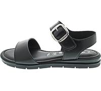 Tamaris Sandale, Sandalias Planas Mujer, Negro, 40 EU