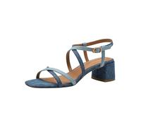 Tamaris Sandalette Damen Vegan Elegant, Denim Comb, 41 EU