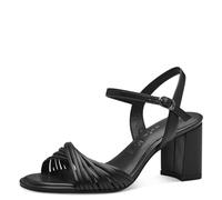 Tamaris Sandalette, Sandalia con talón Mujer, Negro, 36 EU