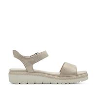 Tamaris - SANDALIA CON VELCRO AJUSTABLE PARA MUJER 1-28260-42 para: MUJER color: 179 CHAMPAGNE talla: 40