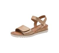 Tamaris Sandalia de cuña para mujer 1-28118-44, Bronce Struct, talla 42 EU