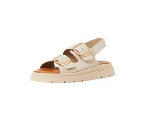 Tamaris Sandalia de cuña para mujer 1-28233-44, beige, 40 EU