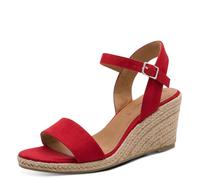 Tamaris Sandalia de cuña para mujer 1-28300-42, color cereza, talla 39 EU