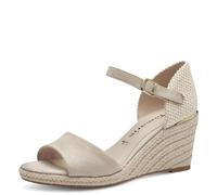 Tamaris Sandalia de Mujer 1-28387-42, Beige, 39 EU