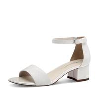 Tamaris 1-28295-42, Sandalias de tacón Mujer, Blanco Glam, 38 EU