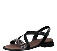 Tamaris Mujer 1-28111-42, Sandalia con talón, Peine Negro, 38 EU