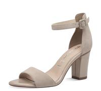 Tamaris Damen 1-28326-42, Sandalia con talón Mujer, Grey Suede, 38 EU