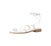 Tamaris Sandalia plana para mujer 1-1-28105-28, Blanco, 39 EU