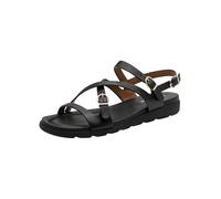 Tamaris Sandalia plana para mujer 1-28231-46, Negro, 37 EU