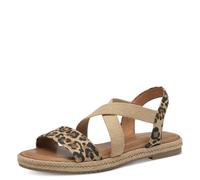 Tamaris Sandalia plana para mujer, leopardo, 40 EU 1-28110-44, leopardo, 40 EU