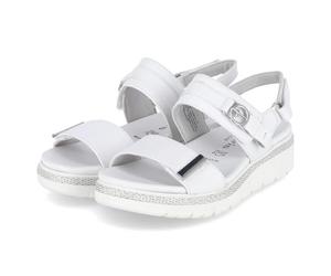 Tamaris - Sandalia Tiras Plantilla EXTRAÍBLE 28264-44 para: Mujer Color: 100 White Talla: 38