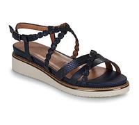 Tamaris Sandalias de cuña para mujer, color azul marino, talla 40 EU, azul marino, 40 EU