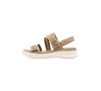 Tamaris Comfort - Sandalias planas planas multiajustables para mujer, color beige/dorado, talla 39 EU