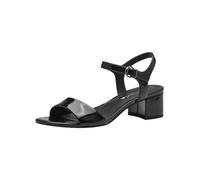 Tamaris Sandalias Con Tacón para Mujer, Sintéticas, Negro Charol, 37 EU