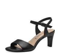 Tamaris Sandalias Con Tacón para Mujer, Sintéticas, Negro Mate, 40 EU