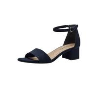 Tamaris Sandalias Con Tacón para Mujer, Textil, Azul Marino, 40 EU
