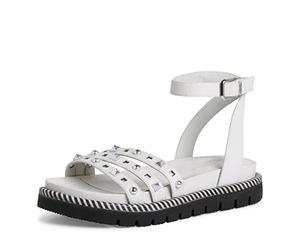 Tamaris Sandalias de cuña para mujer 1-1-28272-38, Blanco, 40 EU