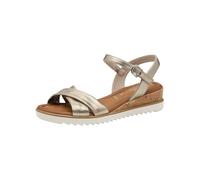 Tamaris Sandalias de cuña para mujer 1-28106-42, dorado, 40 EU