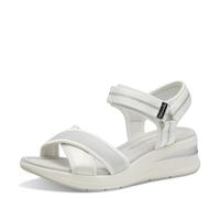 Tamaris Sandalias de cuña para mujer 1-28262-44, color blanco, talla 40 EU, Blanco, 40 EU