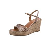 Tamaris Sandalias de cuña para mujer 1-28336-46, color marrón serpiente, talla 40 EU
