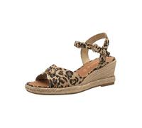 Tamaris Sandalias de cuña para mujer 1-28367-42, leopardo, 42 EU, leopardo, 42 EU