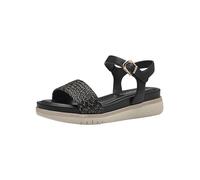 Tamaris Mujer 1-28700-42, Sandalias Planas, Negro, 37 EU