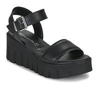 Tamaris Sandalia 1-28712-42 Grande Talla: EU, Cuero negro, 37 EU