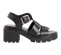 TAMARIS Sandalias de tacón chunky, piel. Color Negro