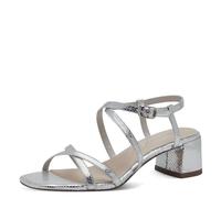 Tamaris Sandalias de tacón para mujer 1-28204-42, Liquid Pewter, 36 EU