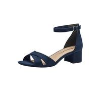 Tamaris Sandalias de tiras para mujer, sandalias de mujer, azul marino, 38 EU