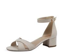 Tamaris Sandalias de tiras para mujer, sandalias de mujer, beige, 37 EU