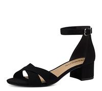 Tamaris Sandalias de tiras para mujer, sandalias de mujer, Negro, 38 EU