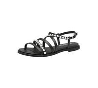 Tamaris Damen 1-28143-44, Sandalias Planas Mujer, Black, 39 EU