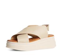 Tamaris Sandalias para mujer cuña beige, EU 40
