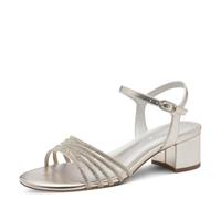 Tamaris Sandalias para mujer en plata/platino, metálico, 42 EU