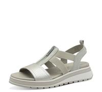 Tamaris Sandalias para mujer, sandalias para mujer, plantilla intercambiable, forro cómodo, Verde Sage, 39 EU