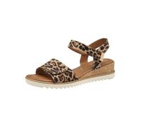 Tamaris Sandalias para mujer veganas cómodas, marrón, 38 EU