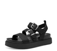 Tamaris Sandalias para mujer veganas cómodas, Negro, 40 EU
