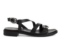 Tamaris Sandalias planas para mujer 1-28119-46, color negro, talla 39 EU