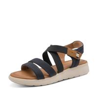 Tamaris Sandalias planas para mujer, color azul marino, talla 39 EU