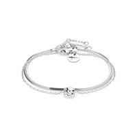 Tamaris Set Pulsera TS-0037-BB Plata, 21, Acero inoxidable, Piedra de cristal.