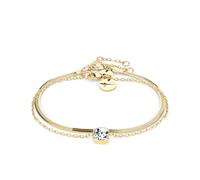Tamaris Set pulsera TS-0038-BB IP oro, 21 UE, Acero inoxidable, piedra de vidrio